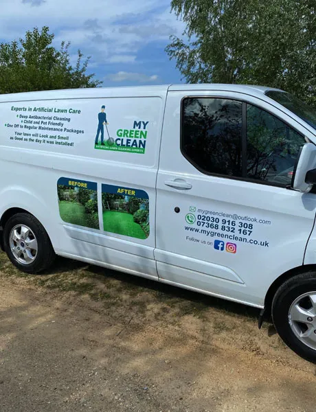 My Green Clean van